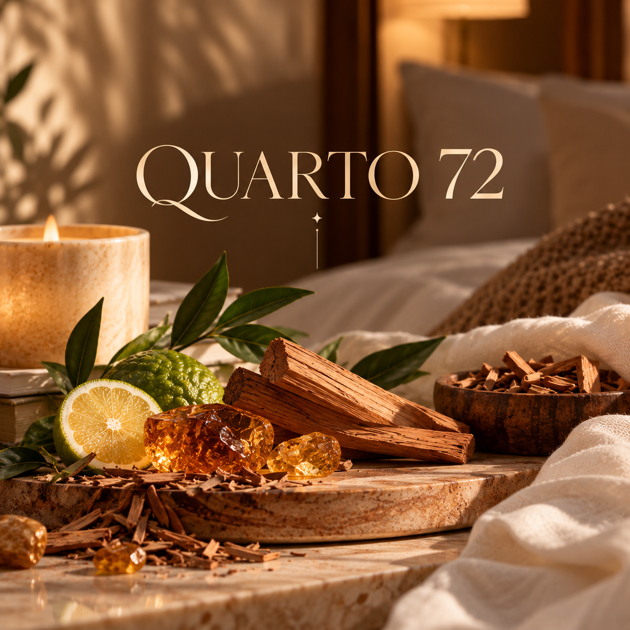 Representação visual da essência Quarto 72